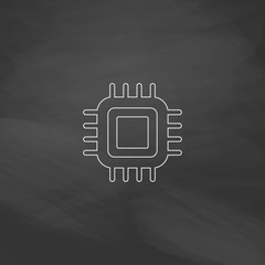 Poster - cpu computer symbol