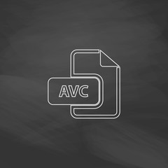 Poster - AVC computer symbol