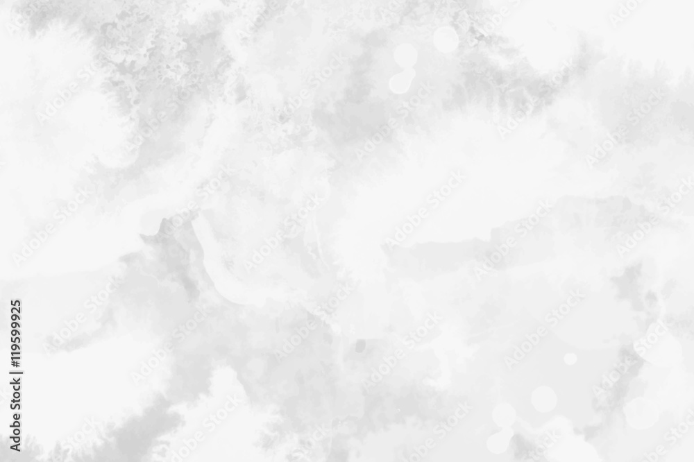 Watercolor white and light gray texture, background - obrazy, fototapety, plakaty 