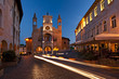 Palace of the town of Pordenone symbol of historic city center, during the famous event "Pordenone legge".