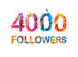 4000 (four thousand) followers.