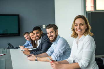 Wall Mural - Modern business team