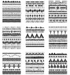 © Viktoriia Protsak - Set of ethnic brushes and patterns