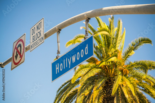 Fotografie, Obraz Hollywood sign in Los Angeles, California