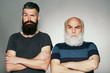 © Volodymyr - Old and young bearded men