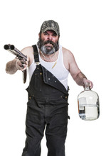 Angry Drinking Redneck