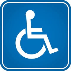 Handicapped sign