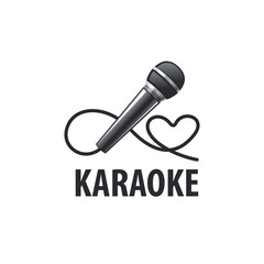 Sticker - vector logo karaoke