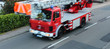 Feuerwehrauto im Einsatz, Brand, Feuer, Notfall, Rettungsfahrzeug
