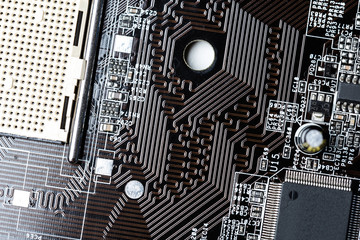 Poster - circuit board background