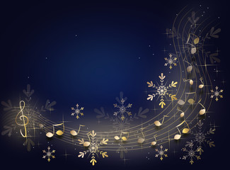 christmas music background