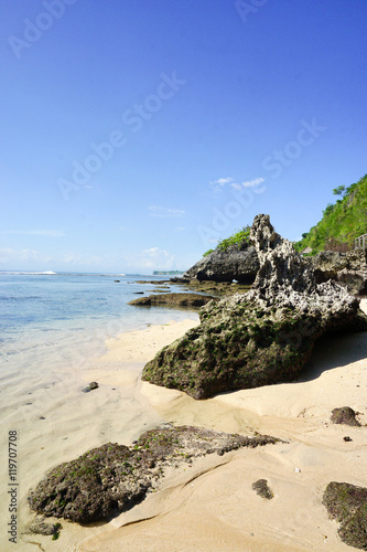 Melasti Beach In Bali Indonesia Melasti Hidden Beach In