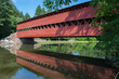 Sachs Bridge with reflection In the River in Gettysburg, Pennsyvania