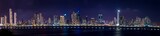Fototapeta Koty - Panoramic view of Panama City Skyline at night - Panama City, Panama