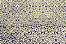 Pattern On Background Corrugated Glass