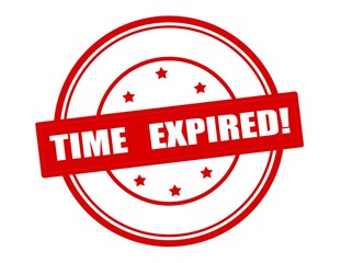 Poster - Time expired