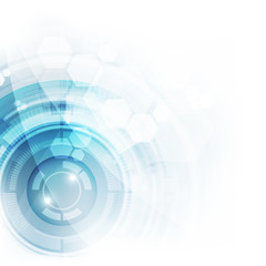 Poster - Abstract technology background ,vector illustration