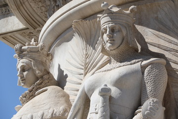 Détail du monument à Victor-Emmanuel II à Rome 