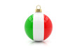 Weihnachtskugel Italien
