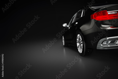 modern-black-metallic-sedan-car-in-spotlight-generic-desing-brandless