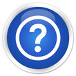 © FR Design - Question icon blue glossy round button