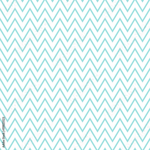 Naklejka na meble Chevron stripe pattern seamless green aqua and white colors. Fashion design pattern seamless . Geometric stripe abstract background vector.