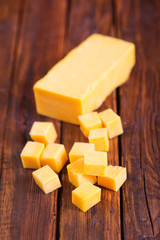 Wall Mural - cheddar cheese