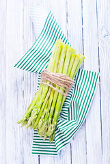 Wall Mural - raw asparagus