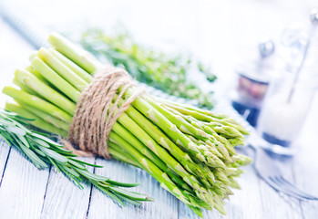 Wall Mural - raw asparagus