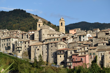 Wall Mural - View of Piglio wine country - Lazio - Italy