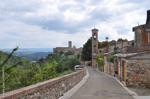 Fotomural View of the city of Colle Val D Elsa
