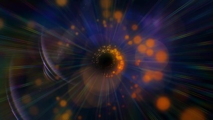 Wall Mural - space spiral animated abstract motion background