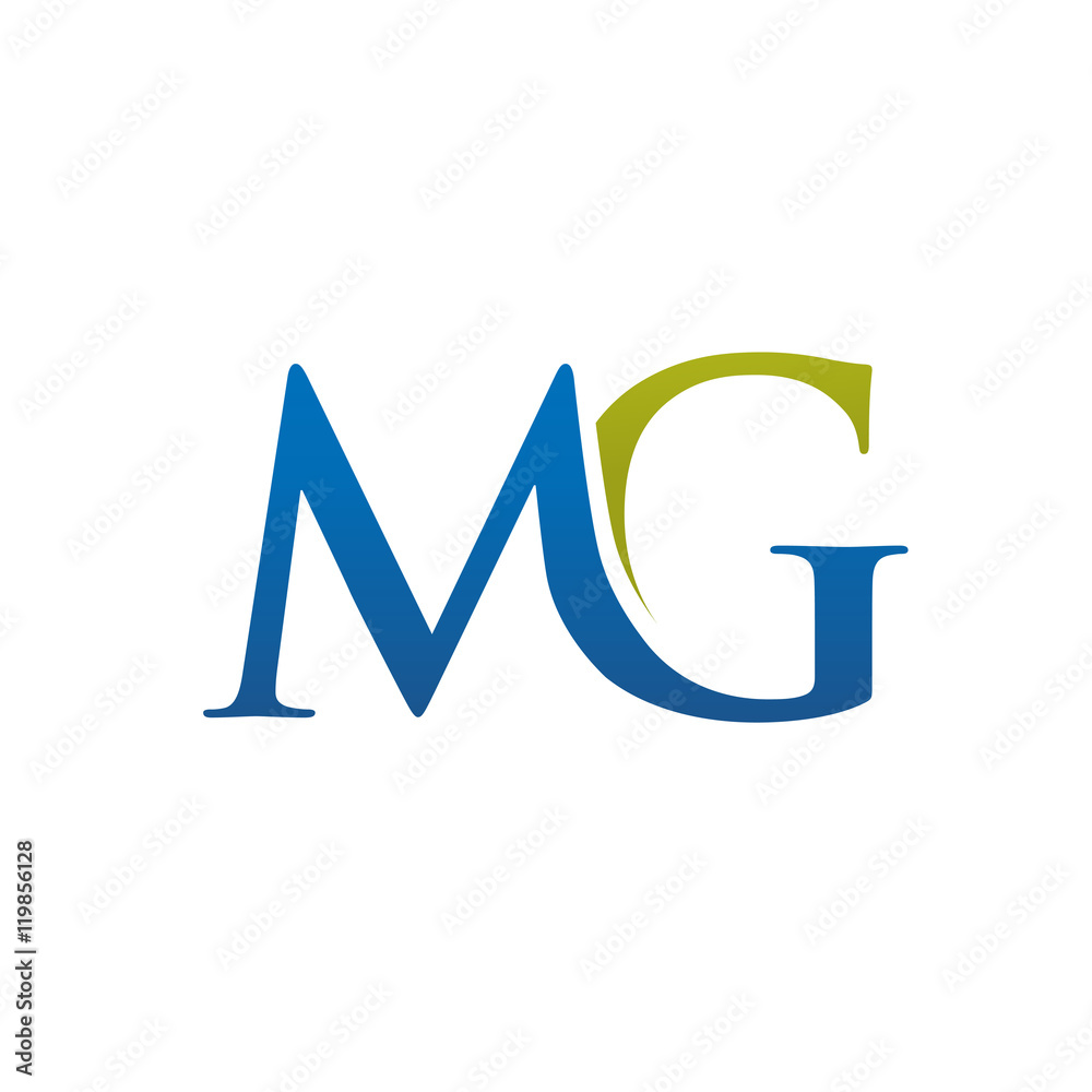 elegant letter MG logo concept, MG letter, MG symbol
 - obrazy, fototapety, plakaty 