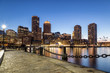 A blue view of Boston