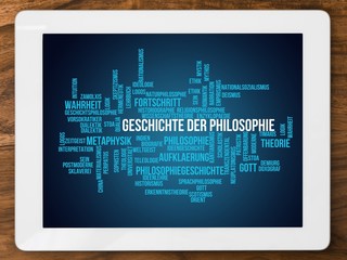 Canvas Print - Geschichte der Philosophie