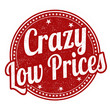 Crazy low prices stamp