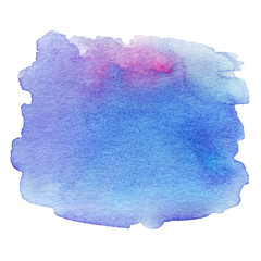 Wall Mural - ..Wet Watercolor Wash. Abstract Water-color Background. Ombre Wa