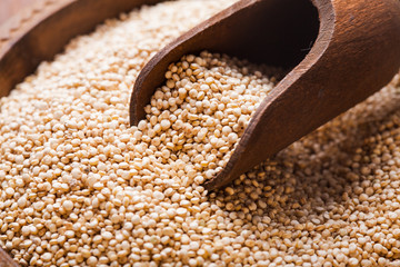 Canvas Print - Pile of quinoa grain