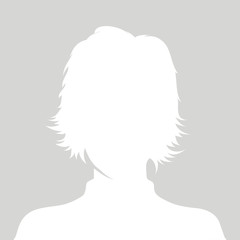 Wall Mural - Profile picture illustration - woman vector