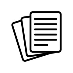 Poster - Stack Of Paper icon