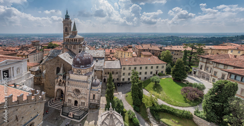 Basilica di Santa Maria Maggiore Bergamo, Italy Принти на полотні