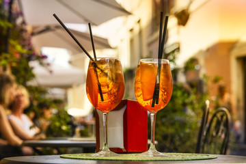 Old street in Trastevere in Rome, Italy