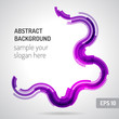 Abstract technology vector background. Abstract curve line shape background vector design