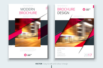 Wall Mural - cover design for annual report, catalog, magazine, brochure or booklet