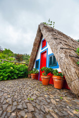  Portuguese traditional house in Santana, Madeira Island