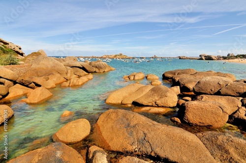 La Cote De Granit Rose A La Plage Du Coz Pors A Tregastel En Bretagne Buy This Stock Photo And Explore Similar Images At Adobe Stock Adobe Stock