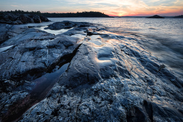 Wall Mural - stones on coast of the island