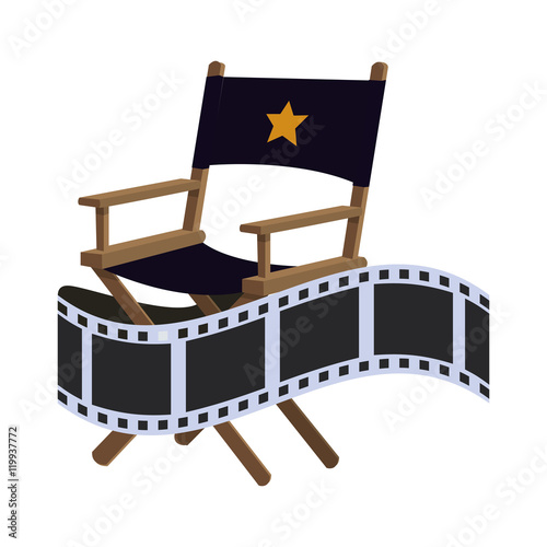 Director Chair Film Strip Cinema Movie Entertainment Show
