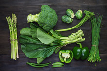 Fresh Green Organic Vegetables