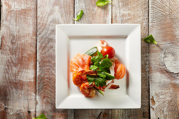 Poster - Seafood Salad Plate